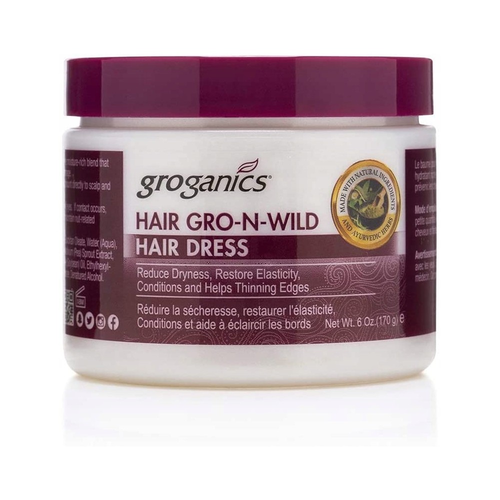 Groganics Hair Gro N Wild odżywka bloker DHT 177g