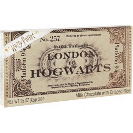 Harry Potter Czekolada Platform9 3/4 Bilet HOGWART