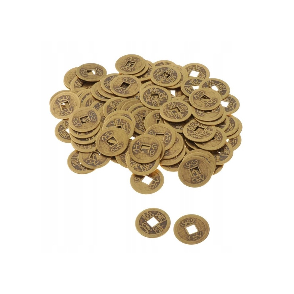 Chińskie monety szczęścia zestaw 10 sztuk